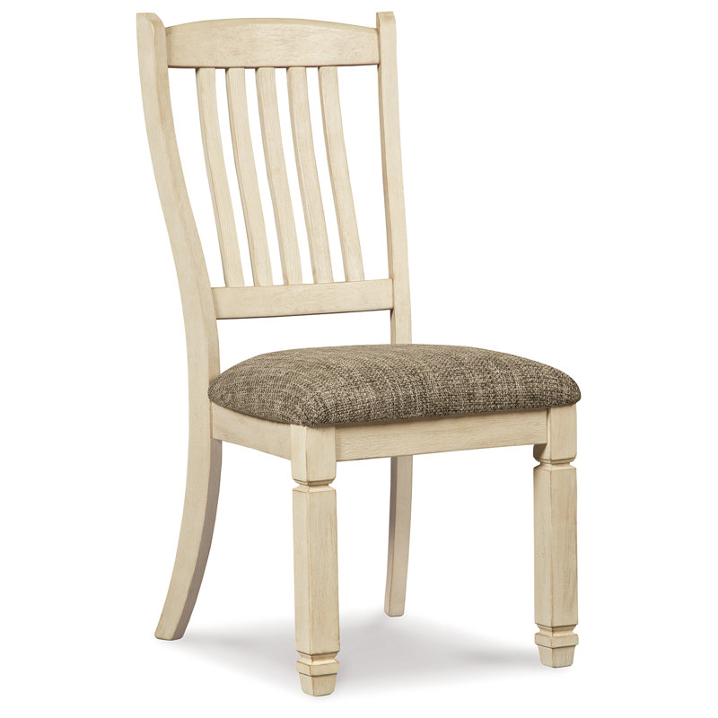 Bolanburg Dining Table 4 Chairs Bench Server and Display Cabinet