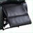 Recliners with Power Recline, Pillow Top Arms | Black Synthetic Leather | Wood Frame-256020737