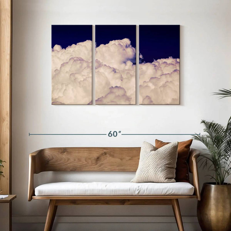 Alvord Fluffy Clouds, 28" H x 45" W