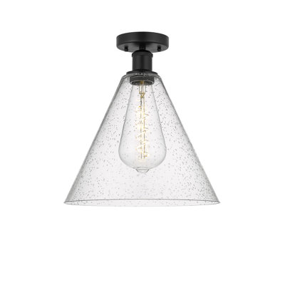 Anirud Glass Semi Flush Mount