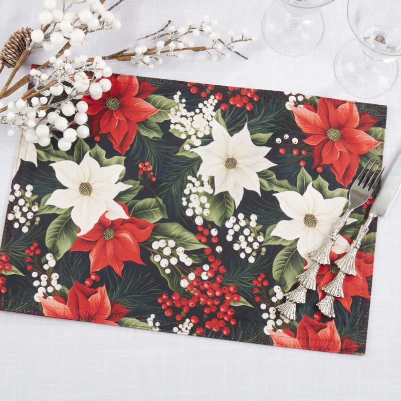 Napperon Winter Bloom (ensemble de 4)