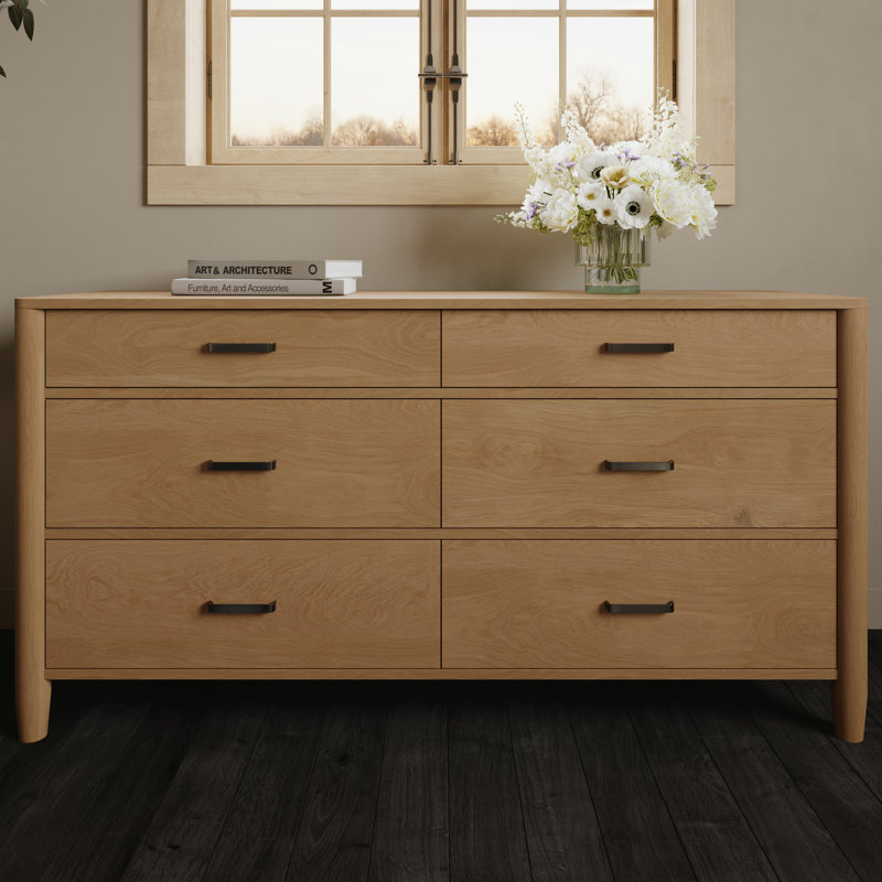 Dawes 64" Dresser In Enhanced Natural Oak