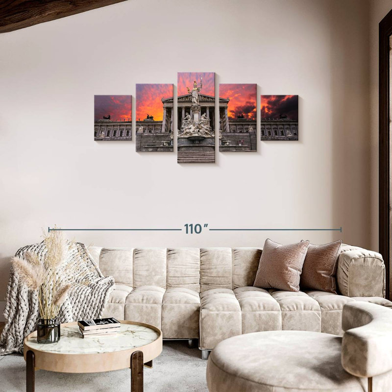 Vienna, 34" H x 74" W