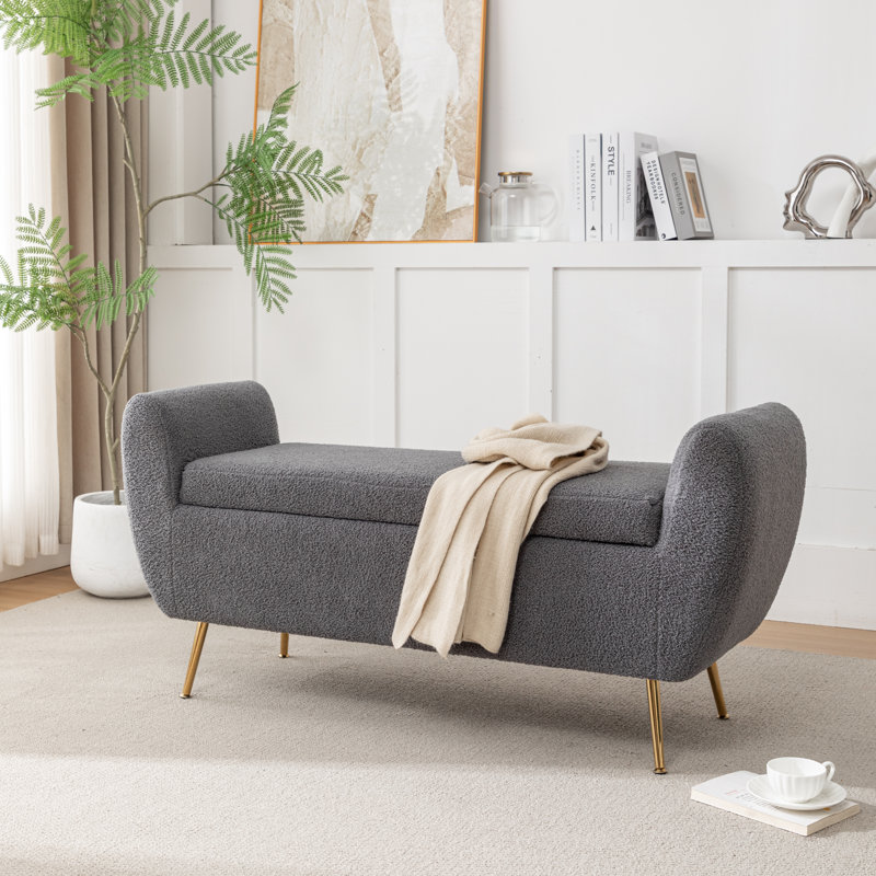 Banc de rangement Kaybree, Gris