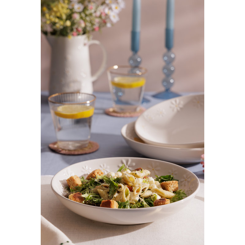 Daisy 1ml Stoneware Pasta Bowl