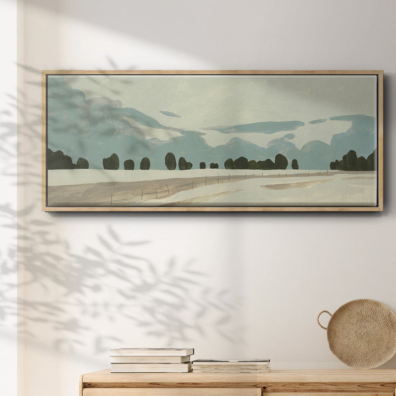 Farmland Study IV- Framed Canvas