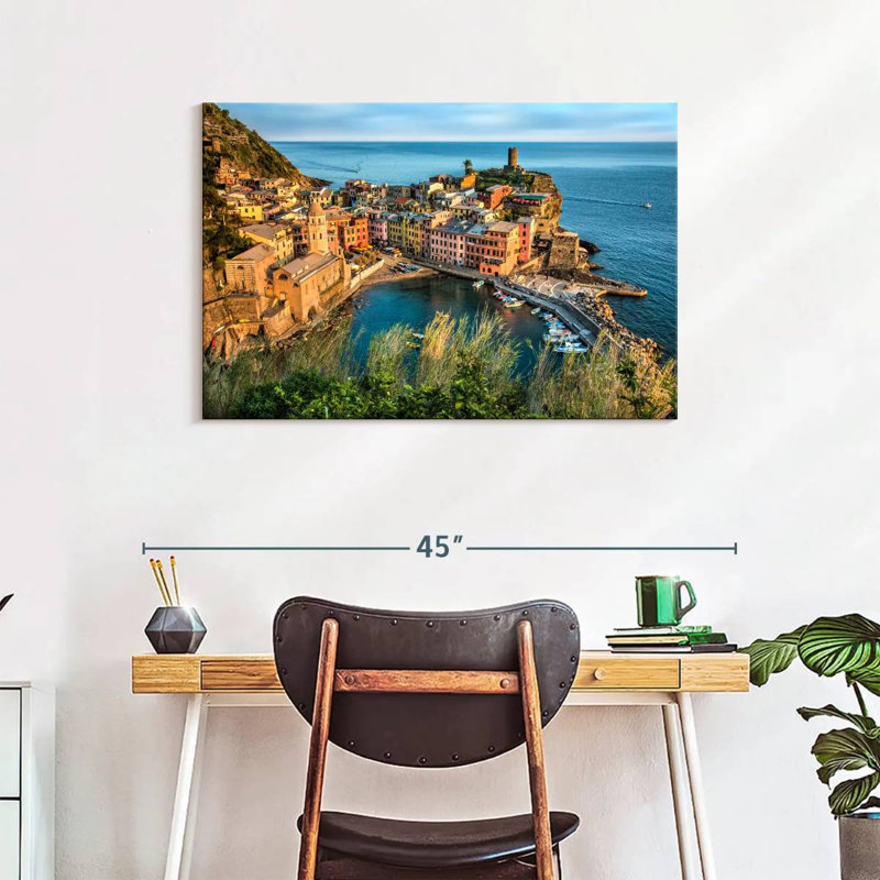 Gillard Vernazza dans les Cinque Terre, H 24 po x l 36 po