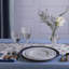 Assiette plate en mélamine peinte Vida