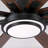 Oversized 72'' - 8 Blades Modern Smart Black Ceiling Fan with Dimmable LED Light and Remote Control-1292766877-1292767075-1292767074