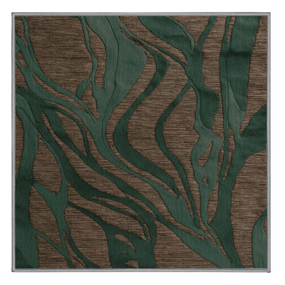 Machine Washable Abstract Brown Area Rug