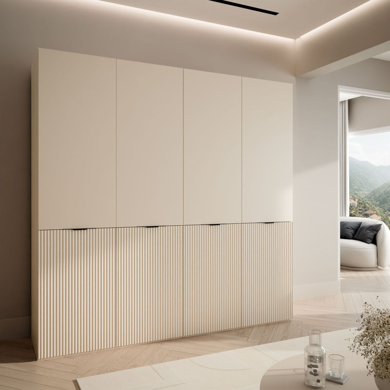 4 Door Manufactured Wood Wardrobe