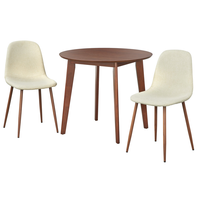 Armalla 2 - Person Four Leg Dining Set, Beige