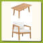 Ensemble de chaises de patio pour l'extérieur