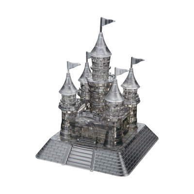 Château de casse-tête en cristal 3D