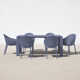 Farrah 39.37'' Rectangular 6 - Person Outdoor Dining Set