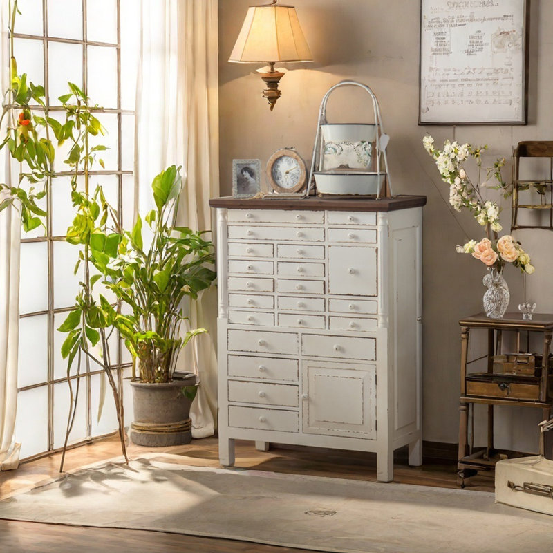 Vintage Style Drawer Storage Cabinet