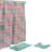 Addison Geometric Shower Curtain with Hooks Included