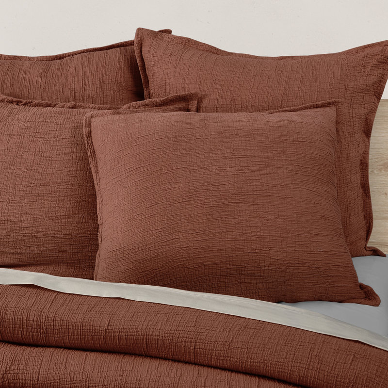 Seacove Sham, Standard, Cinnamon
