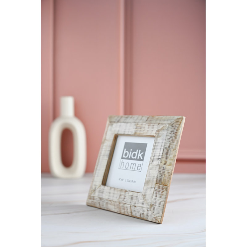 Cadre photo gris clair 4 po x 4 po