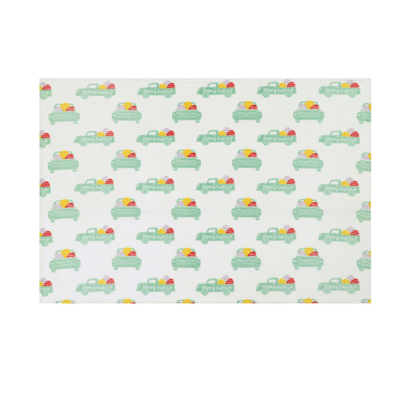 Kate Aurora Multi Easter PickUp Trucks Ultra Soft & Plush Oversized Accent Throw Blanket-50Wx70L in.