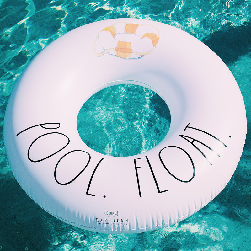 Rae Dunn: 48" Ring Float - Pool Float