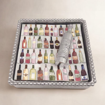Let's Celebrate Wine Bottle Napkin Holder
