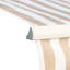 Auvent de terrasse 13 po x 8 pi - rétractable et résistant à l'eau, manivelle manuelle, cadre en aluminium, auvent de terrasse rétractable beige, parasol avec manivelle, cadre pour fenêtre, rayures