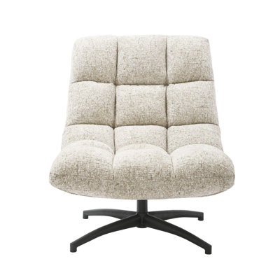 Upholstered Fabric Lounge Chair