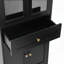 Armoire de salle de bain haute polyvalente avec plusieurs compartiments et fabrication durable