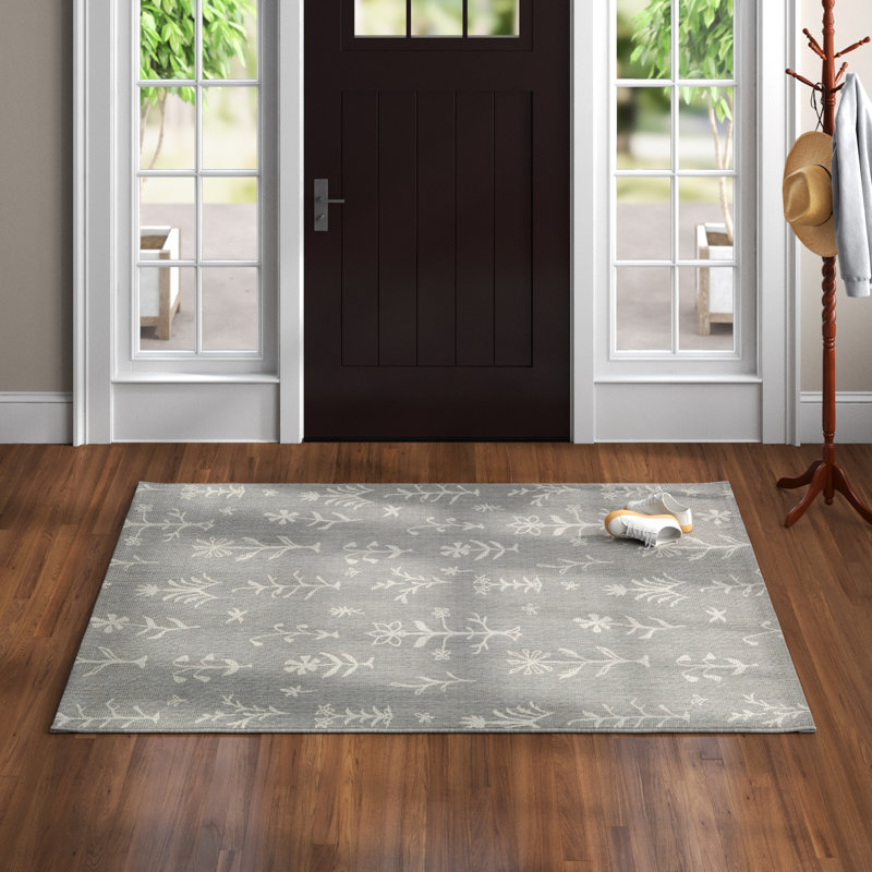 Vreni Floral Indoor / Outdoor Rug, Rectangle 7'10" x 10'