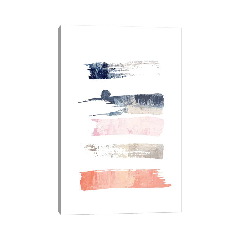 Swatches V by Honeymoon Hotel - Wrapped Canvas Painting, 20.32 cm H x 30.48 cm W