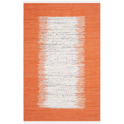 Paynter Hand Woven Cotton Abstract Rug