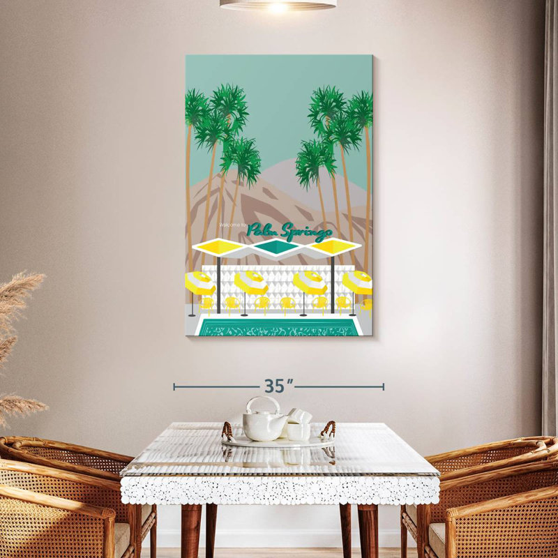 Aime Palm Springs Pool, 48" H x 32" W