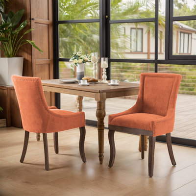 Ensemble de 2 chaises de salle à manger rembourrées