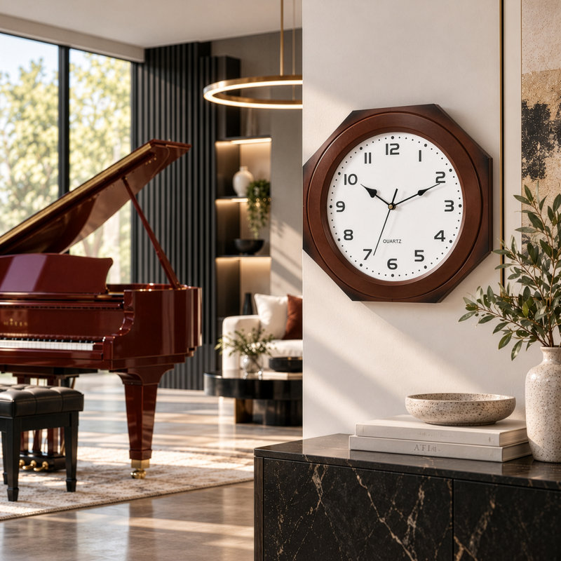 Clift Wall Clock, Brown