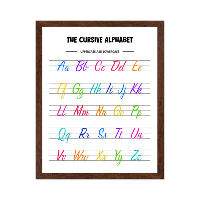 Alphabet cursif