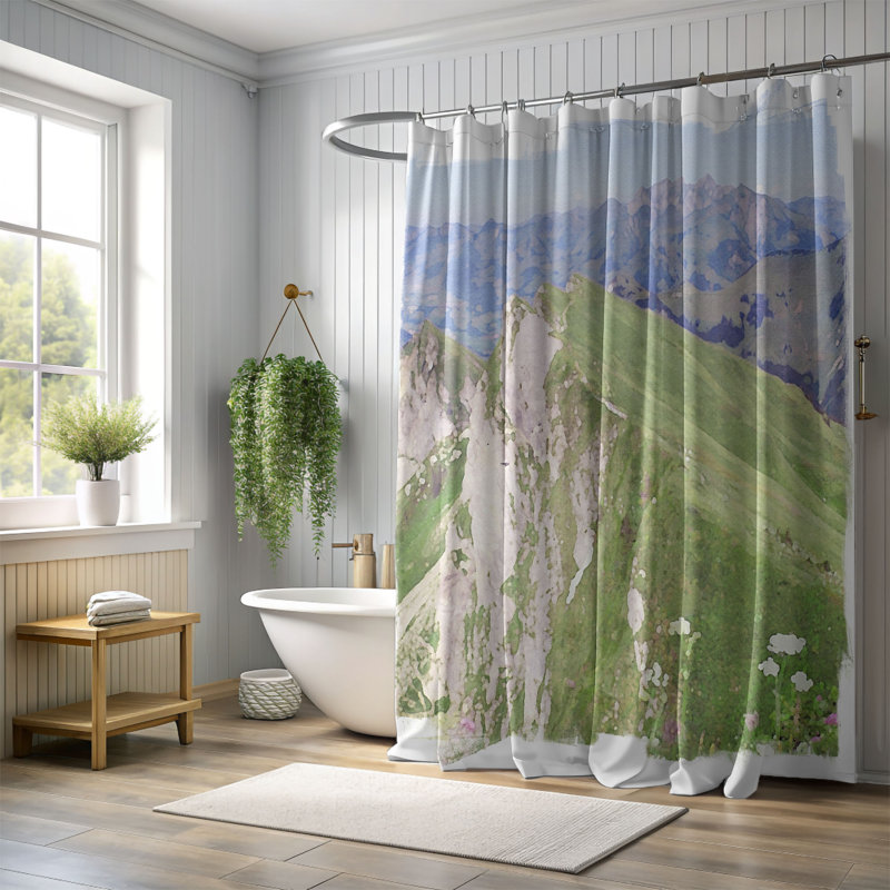 Lizandra Shower Curtain, 74"H x 71"W