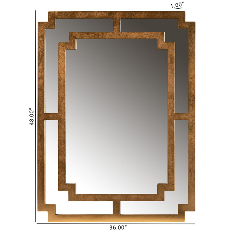 Engineered Wood Flat Wall Mirror