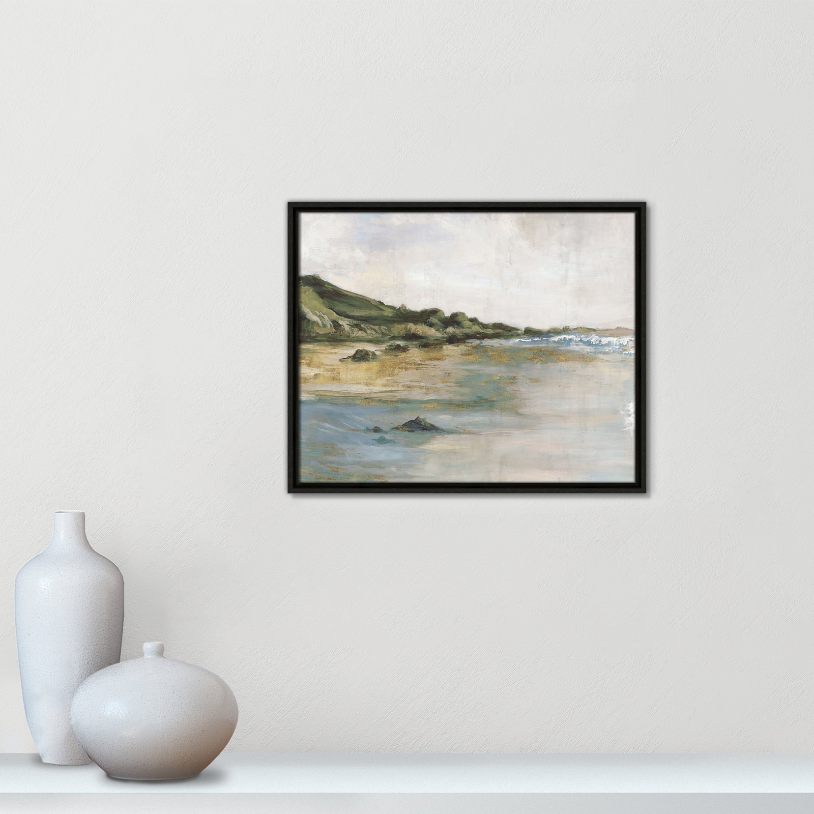 Tide’s Edge Print by , Espresso, 17.5" H x 21.5" W