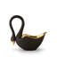 Petit Swan Bowl - Black W/24Kt Gold-506045394-506045395