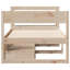 Solid Wood Bed-1076159722