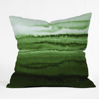 Tides Fresh Forest Outdoor Polyester/Polyester Blend Throw Pillow