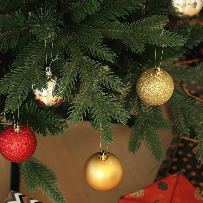 Artificial Christmas Tree, 4.92ft H x 3.61ft W x 3.61ft D