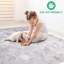 Élégant tapis gris / multicolore à motif abstrait multicolore 5 x 7 po
