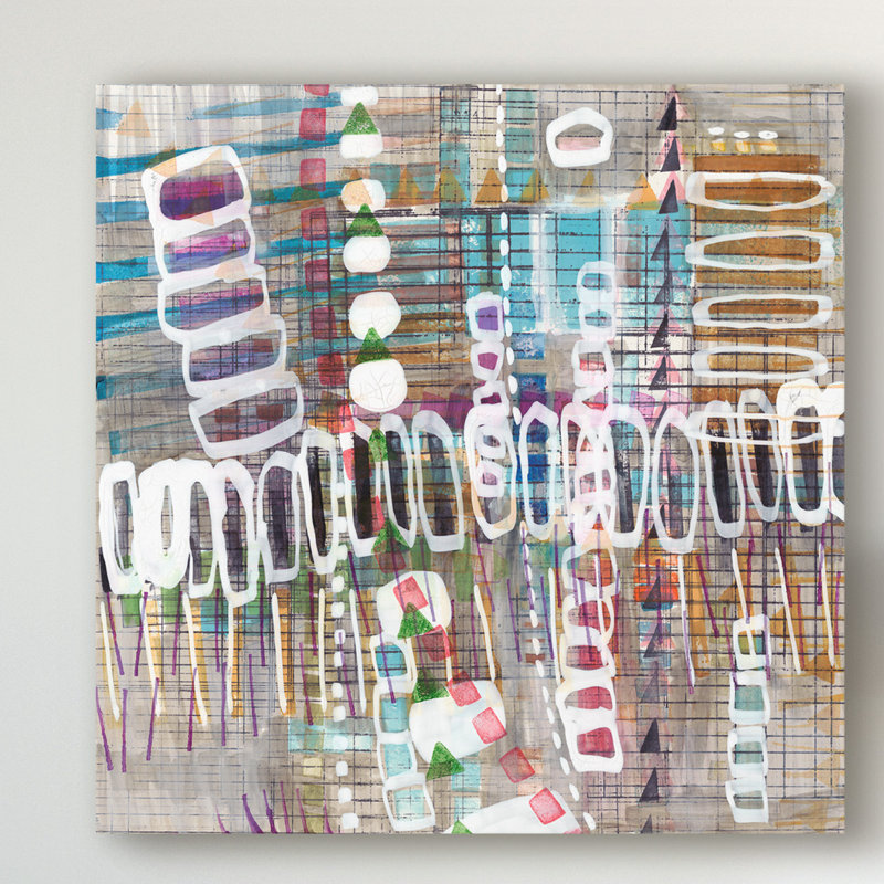 «AU CH Tribal One I» par Nikki Galapon, impression sur toile, H 35 po x l 35 po x P 2 po