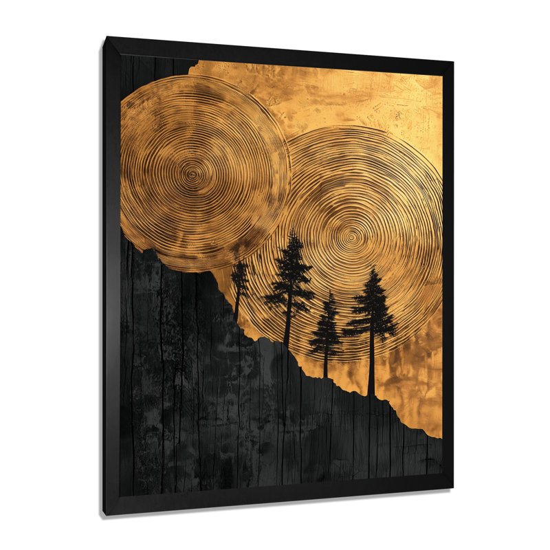 Giovanie - paysages, impressions sur toile, Impression d'un seul cadre photo, Noir, noir, noir, noir, H 20 po x l 12 po