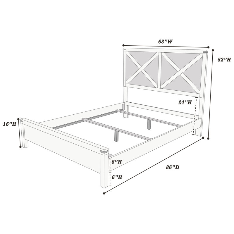Grand lit avec attrait rustique contemporain, lit fini et tête de lit, chambre à coucher, Grand lit, Espresso