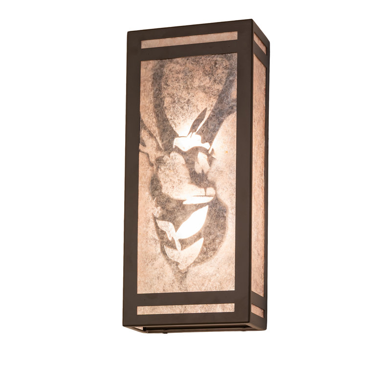 2 - Light Flush Mounted Sconce