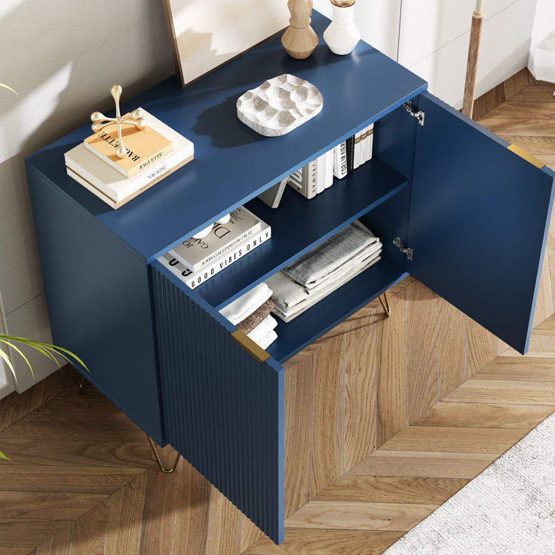 Metal Rectangle Accent Cabinet