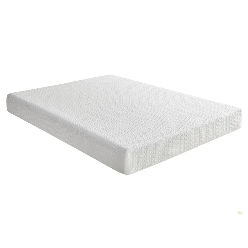 Matelas pour lit grand de 8 pouces en mousse viscoélastique imprégnée de gel, ferme, matelas dans une boîte, Grand lit